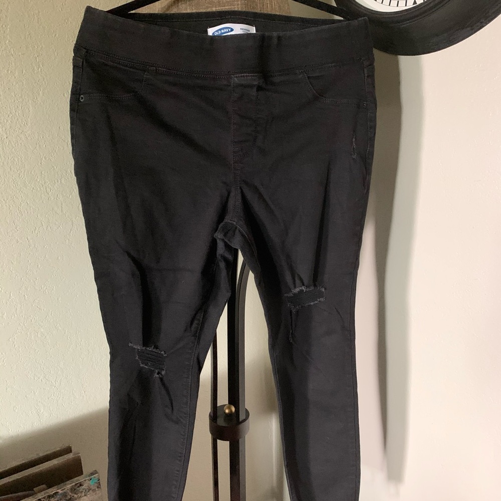 Old Navy (black) skinny jeggings